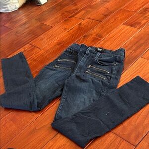 PAIGE Dark Blue Skinny Pants